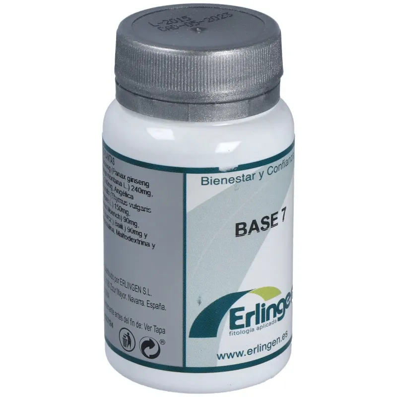 Erlingen Base 7, 60 cápsulas | Farmacia Barata