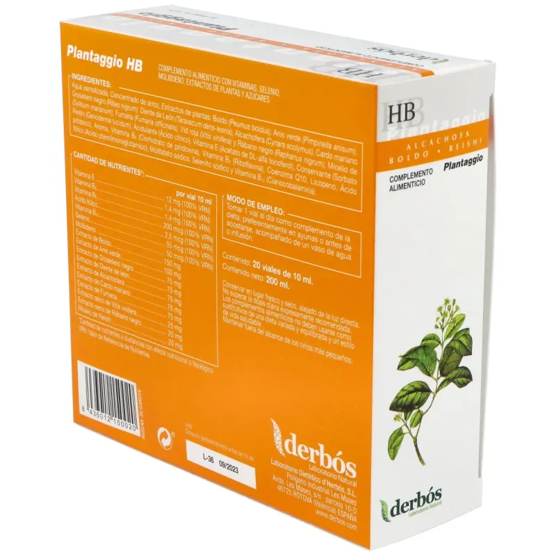 Derbos Plantaggio HB | Farmacia Barata Derbos Plantaggio HB | Farmacia Barata