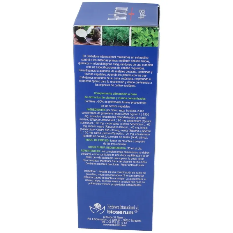 Herbetom 1 Hepabil 250ml | Farmacia Barata Herbetom 1 Hepabil 250ml | Farmacia Barata