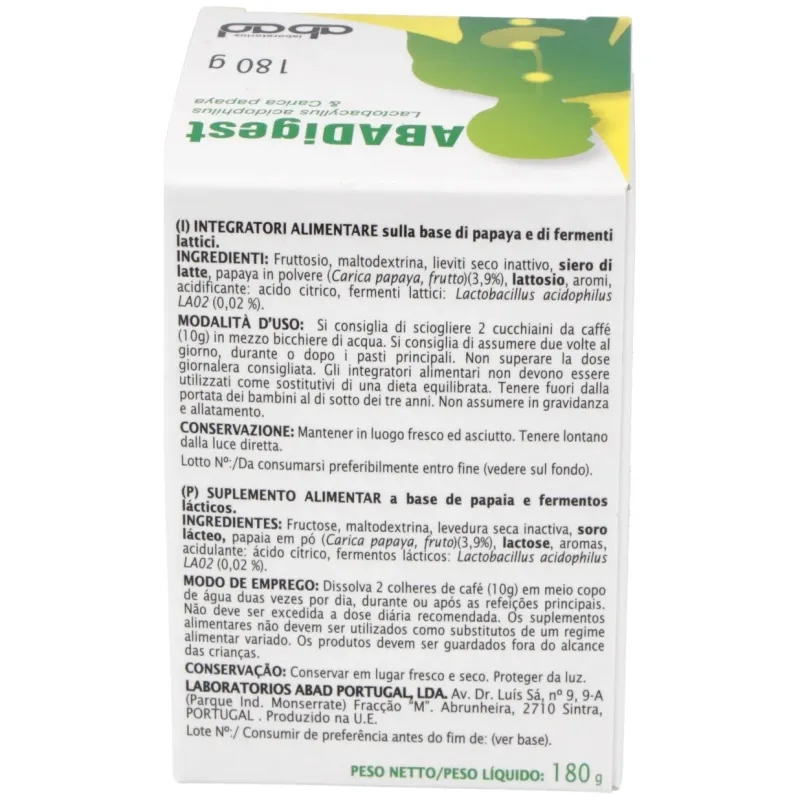 Abadigest 180g | Farmacia Barata Abadigest 180g | Farmacia Barata