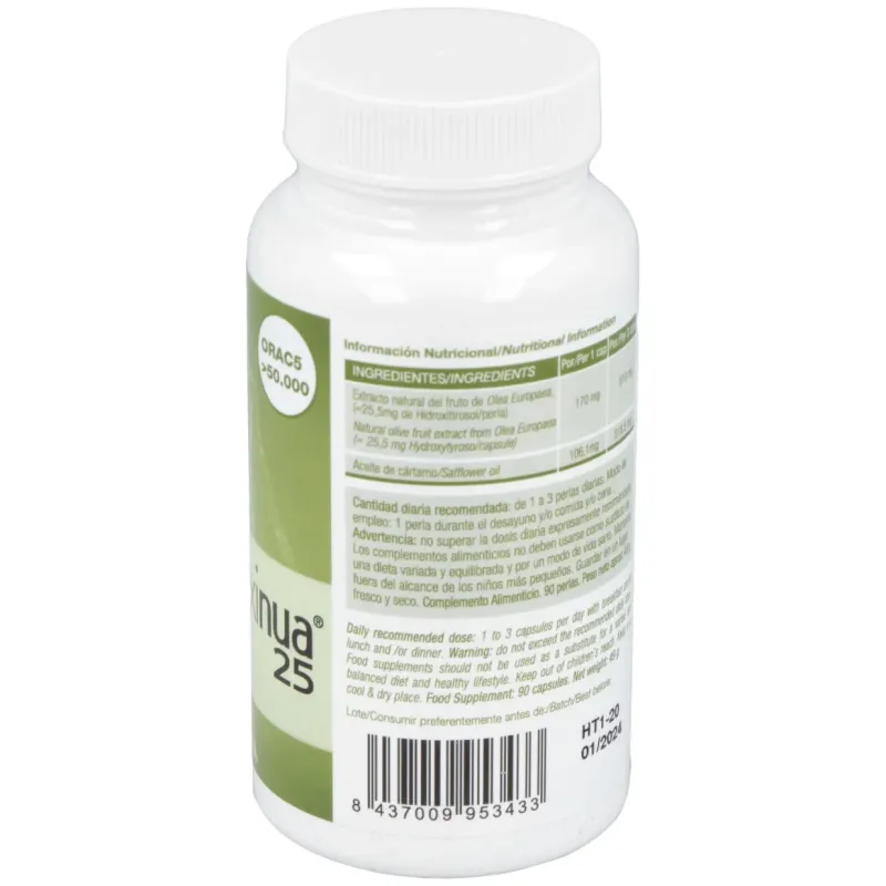 Hidroxinua 25 90cap Nua | Farmacia Barata