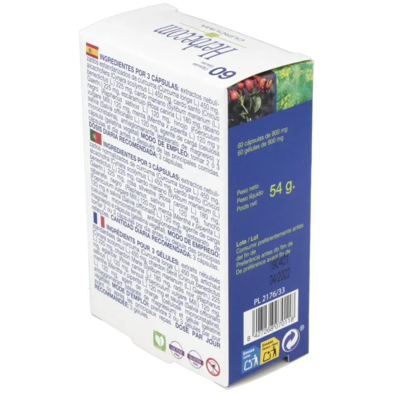 Bioserum Herbecom Curcuma 60 cápsulas | Farmacia Barata Bioserum Herbecom Curcuma 60 cápsulas | Farmacia Barata