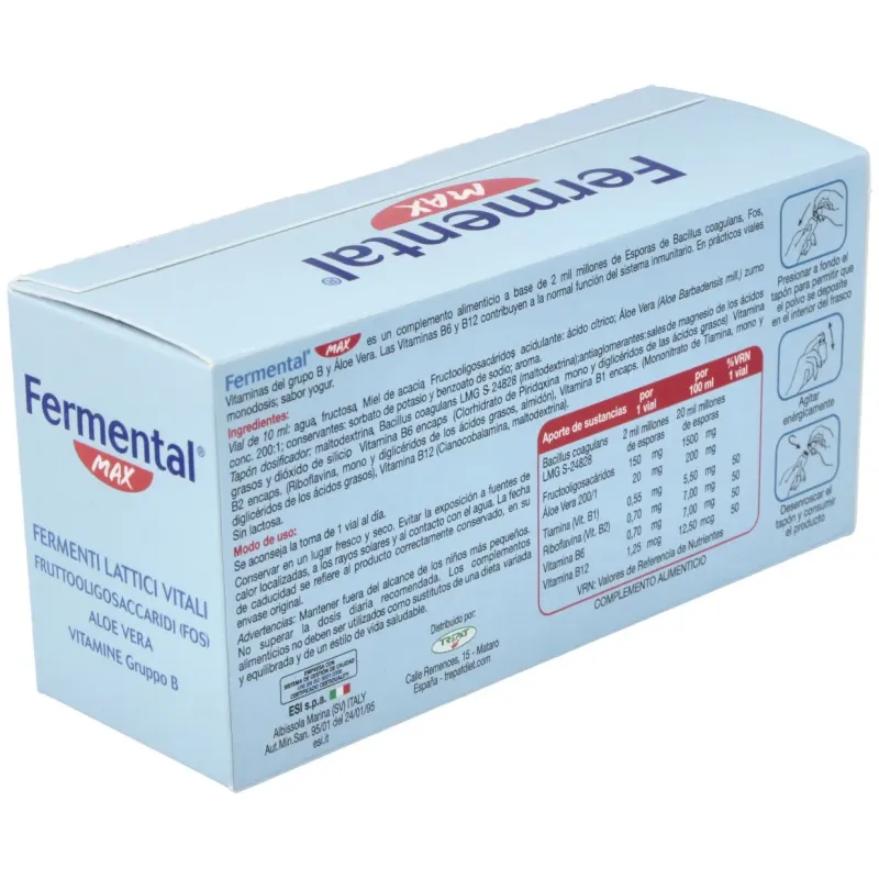 ESI Fermental Max 12 viales | Farmacia Barata ESI Fermental Max 12 viales | Farmacia Barata