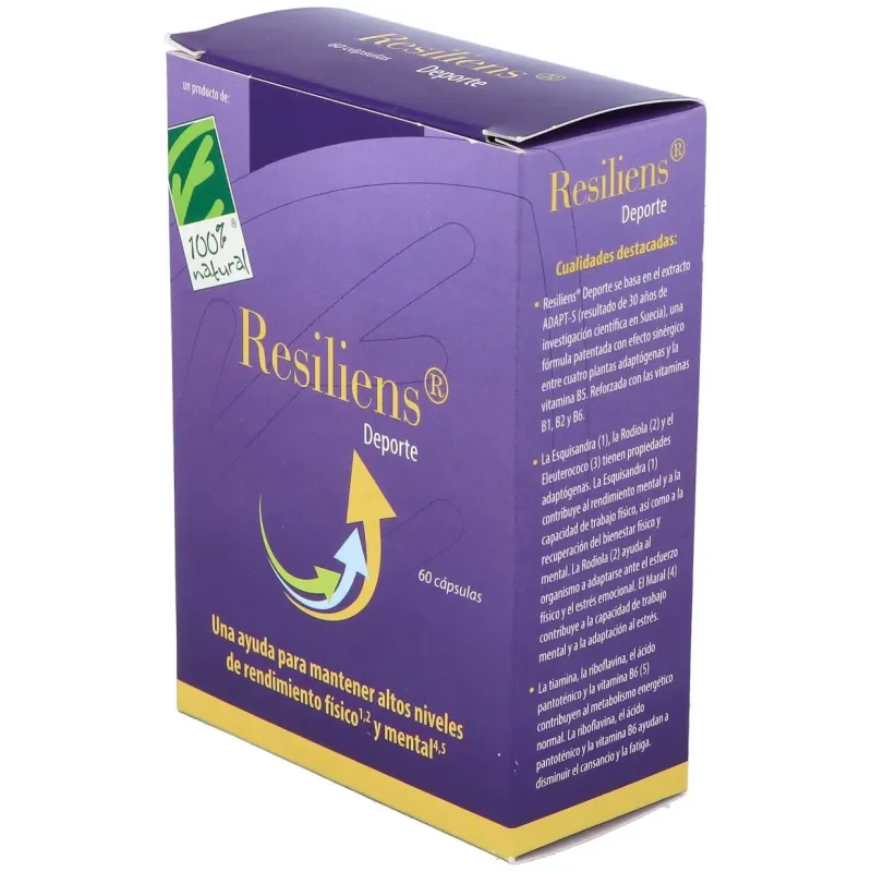 100% Natural Resiliens Deporte | Farmacia Barata