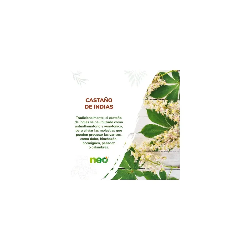 Castaño de Indias Neo 45 cápsulas | Farmacia Barata Castaño de Indias Neo 45 cápsulas | Farmacia Barata