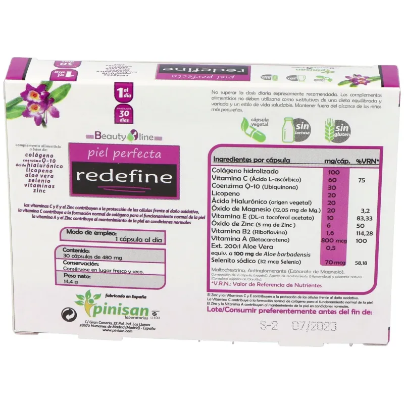Redefine 30 cápsulas Pinisan | Farmacia Barata Redefine 30 cápsulas Pinisan | Farmacia Barata