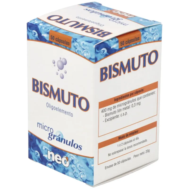 Neo Bismuto 50 cápsulas | Farmacia Barata Neo Bismuto 50 cápsulas | Farmacia Barata