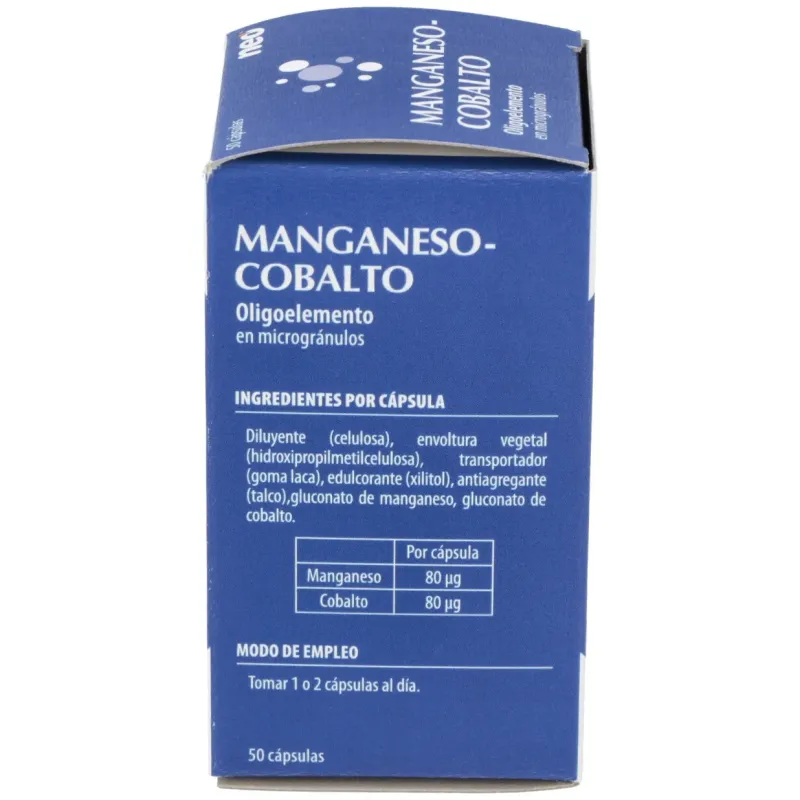 Neo Manganeso Cobalto 50 cápsulas | Farmacia Barata Neo Manganeso Cobalto 50 cápsulas | Farmacia Barata