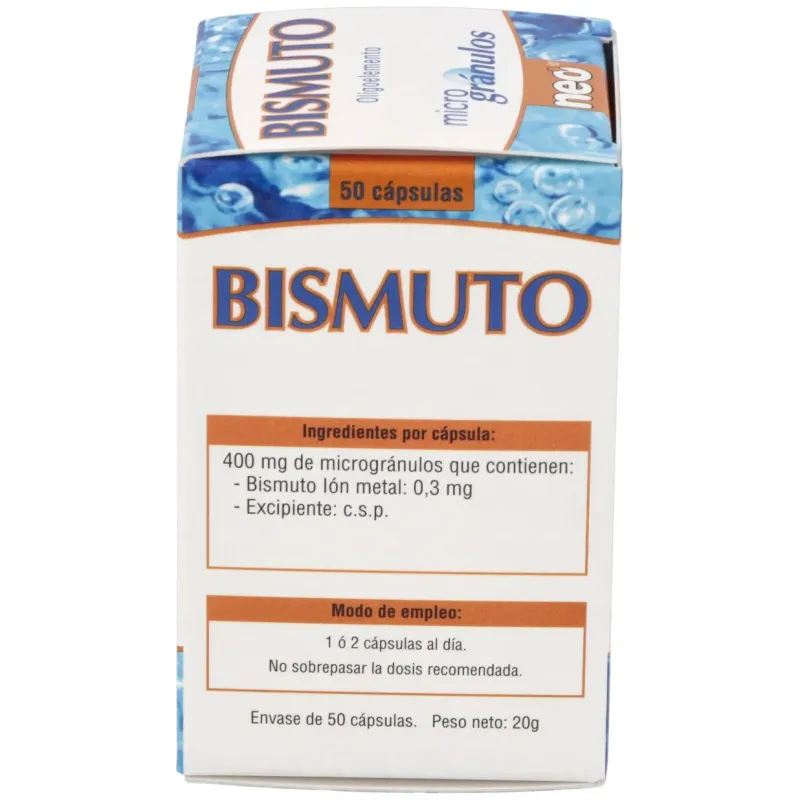 Neo Bismuto 50 cápsulas | Farmacia Barata Neo Bismuto 50 cápsulas | Farmacia Barata
