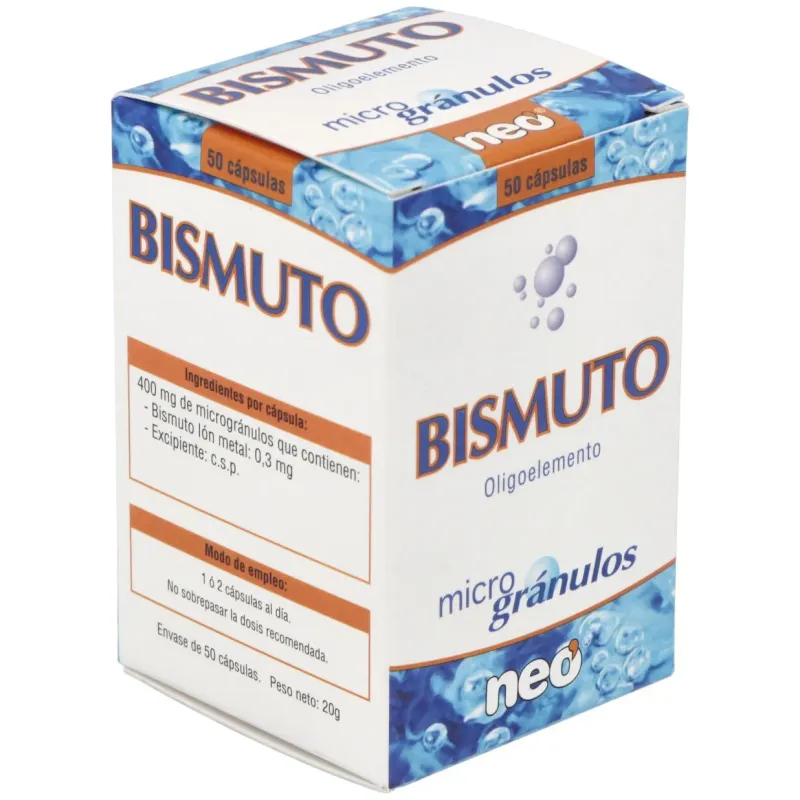 Neo Bismuto 50 cápsulas | Farmacia Barata Neo Bismuto 50 cápsulas | Farmacia Barata