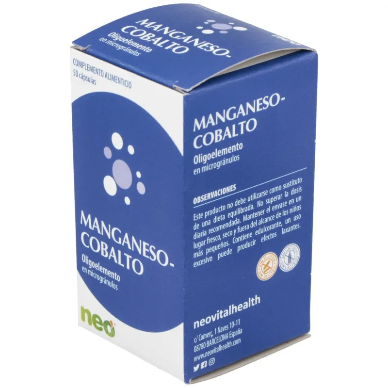 Neo Manganeso Cobalto 50 cápsulas | Farmacia Barata Neo Manganeso Cobalto 50 cápsulas | Farmacia Barata
