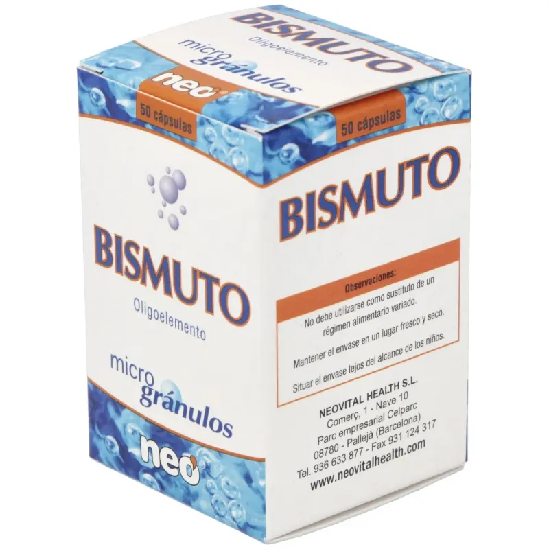 Neo Bismuto 50 cápsulas | Farmacia Barata Neo Bismuto 50 cápsulas | Farmacia Barata