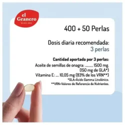 Onagra 400perl 710 mg Granero | Farmacia Barata Onagra 400perl 710 mg Granero | Farmacia Barata