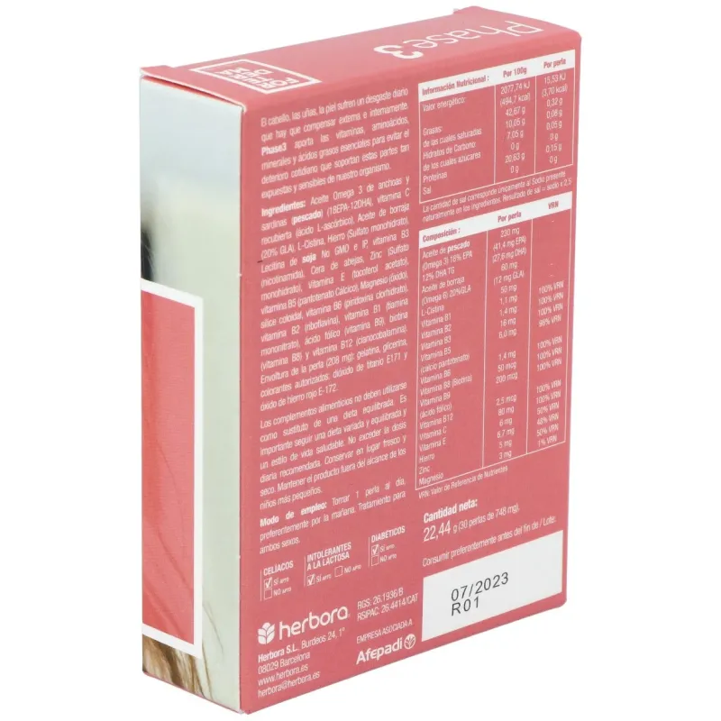 Herbora Phase 3 30 perlas | Farmacia Barata Herbora Phase 3 30 perlas | Farmacia Barata
