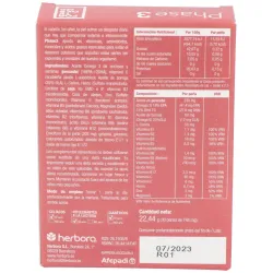 Herbora Phase 3 30 perlas | Farmacia Barata Herbora Phase 3 30 perlas | Farmacia Barata