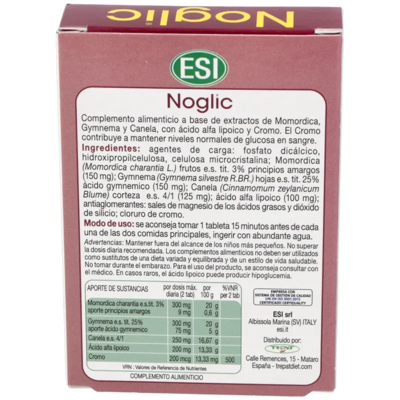 ESI NoGlic 30tab | Farmacia Barata ESI NoGlic 30tab | Farmacia Barata