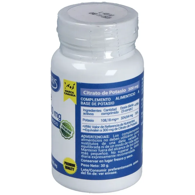 Citrato de Potasio 300 mg Polaris | Farmacia Barata