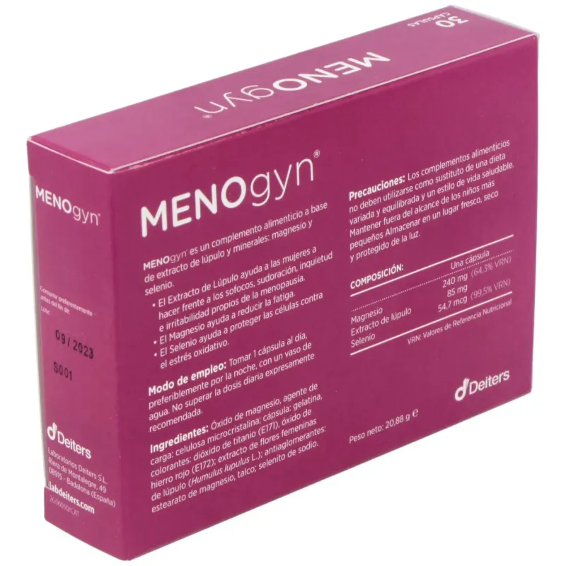 Menogyn 30 cápsulas | Farmacia Barata Menogyn 30 cápsulas | Farmacia Barata