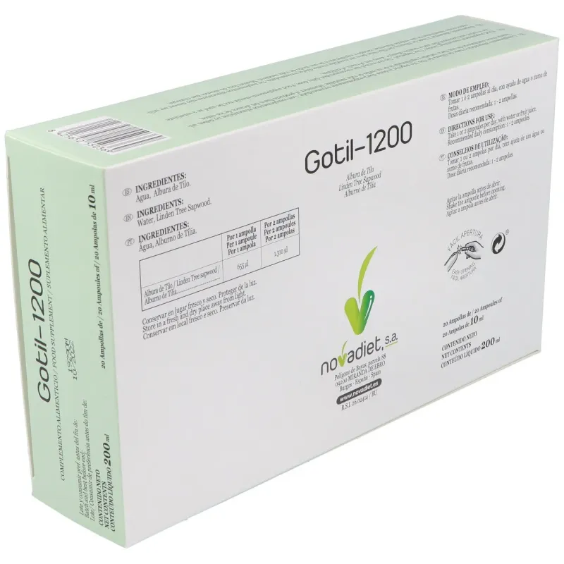 Gotil-1200 20 ampollas | Farmacia Barata Gotil-1200 20 ampollas | Farmacia Barata
