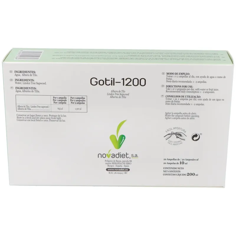 Gotil-1200 20 ampollas | Farmacia Barata Gotil-1200 20 ampollas | Farmacia Barata