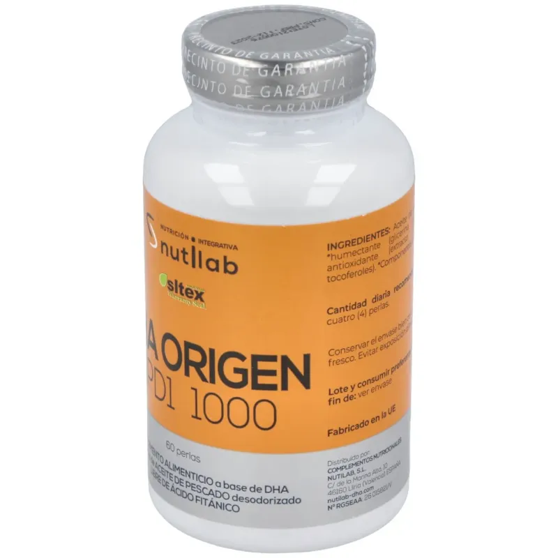 Nutilab DHA Origen NPD1 1000 60 cápsulas | Farmacia Barata Nutilab DHA Origen NPD1 1000 60 cápsulas | Farmacia Barata