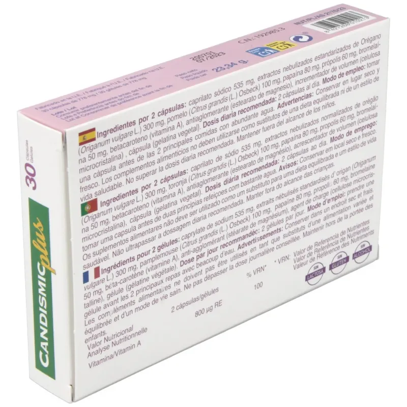 Bioserum Candismic Plus 30 cápsulas | Farmacia Barata Bioserum Candismic Plus 30 cápsulas | Farmacia Barata