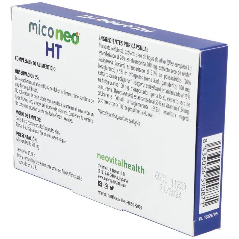 Neo Mico HT 60 cápsulas | Farmacia Barata