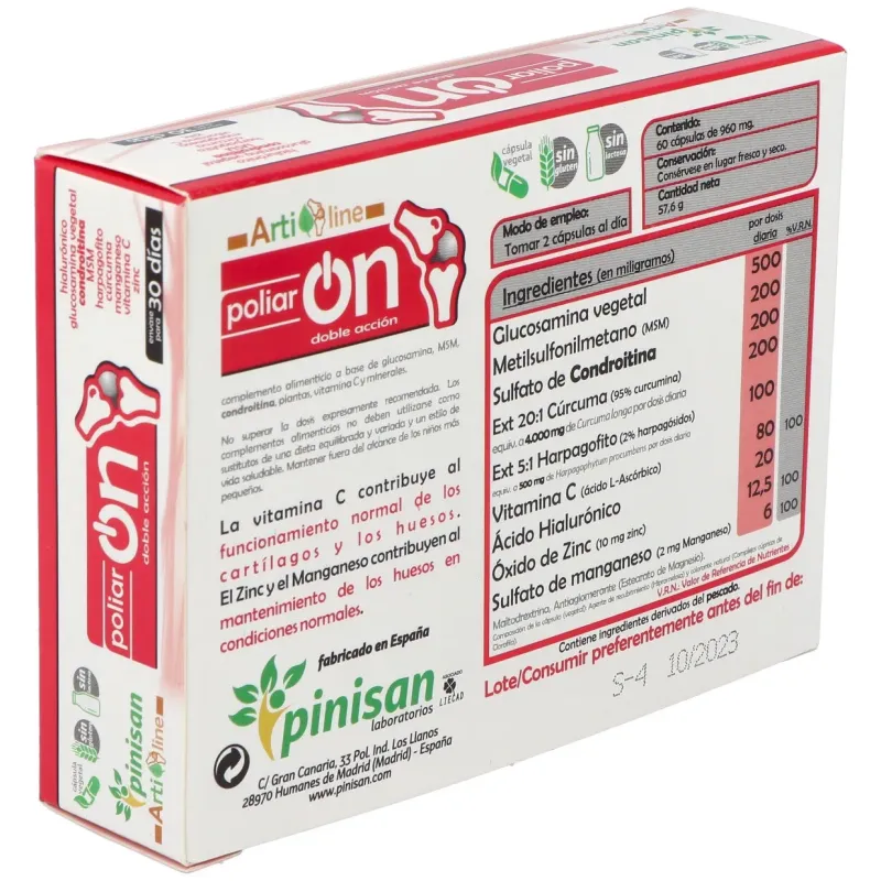 Poliar On 60cap | Farmacia Barata