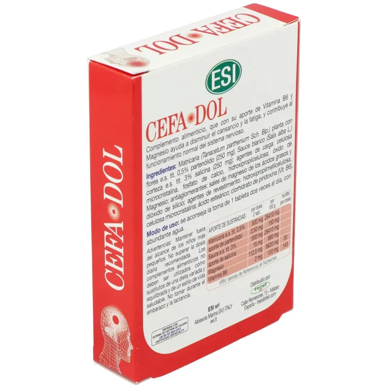 CEFADOL 30tab ESI | Farmacia Barata