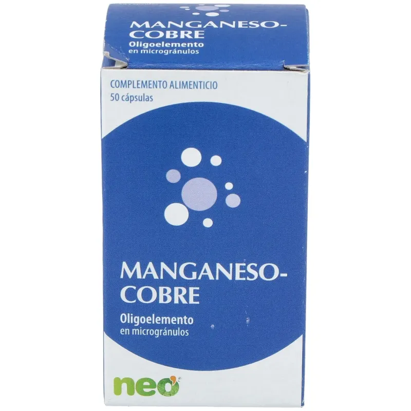 Manganeso Cobre 50cap Neo | Farmacia Barata Manganeso Cobre 50cap Neo | Farmacia Barata