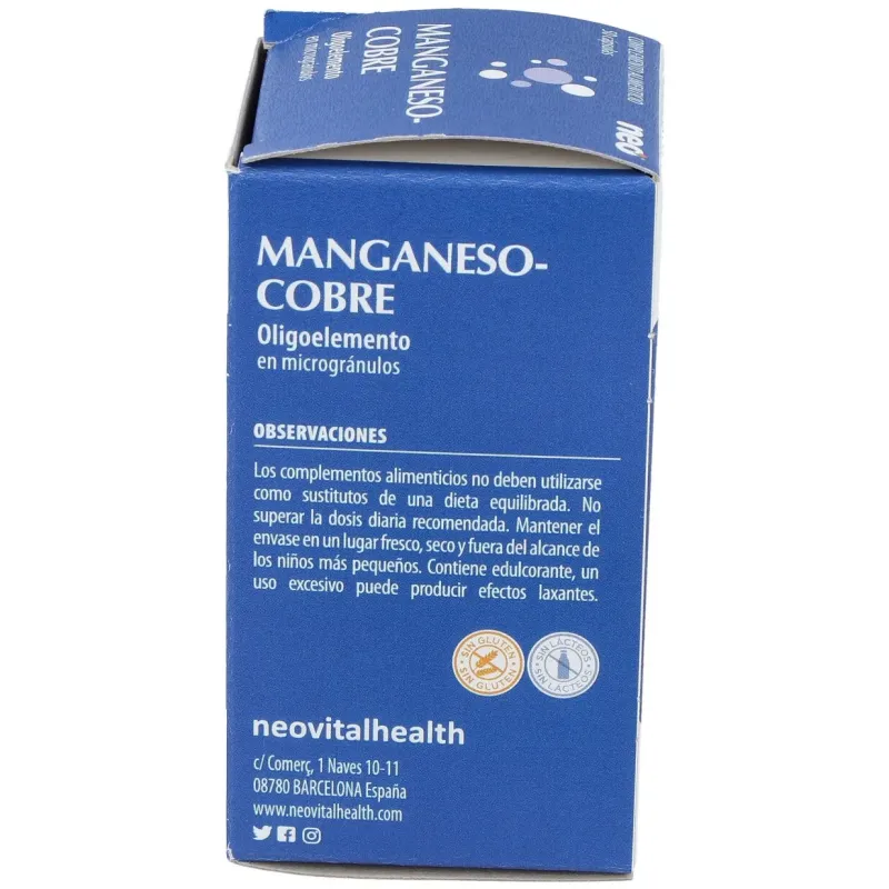 Manganeso Cobre 50cap Neo | Farmacia Barata Manganeso Cobre 50cap Neo | Farmacia Barata