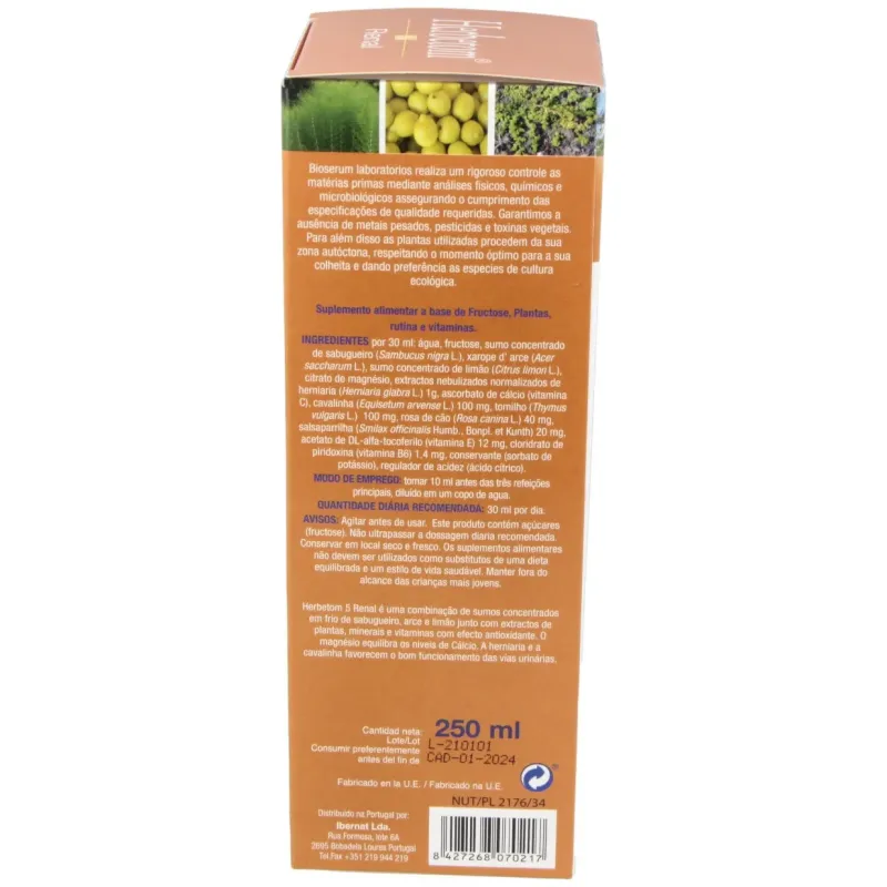 Herbetom 5 RV 250ml Bioserum | Farmacia Barata Herbetom 5 RV 250ml Bioserum | Farmacia Barata
