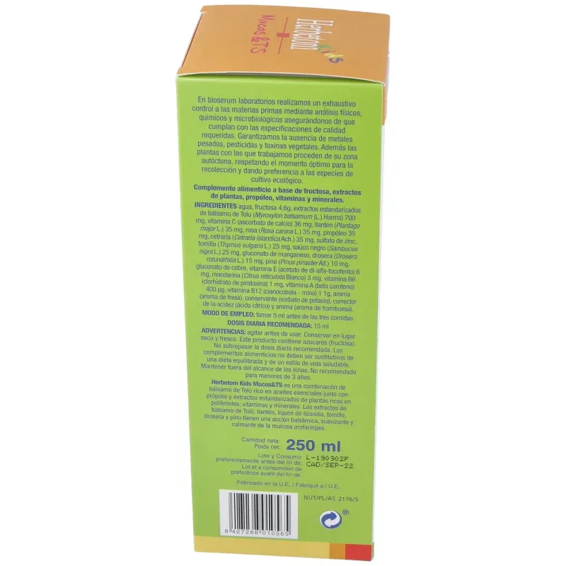 Herbeton Kids Mucos & TS Bioserum | Farmacia Barata Herbeton Kids Mucos & TS Bioserum | Farmacia Barata