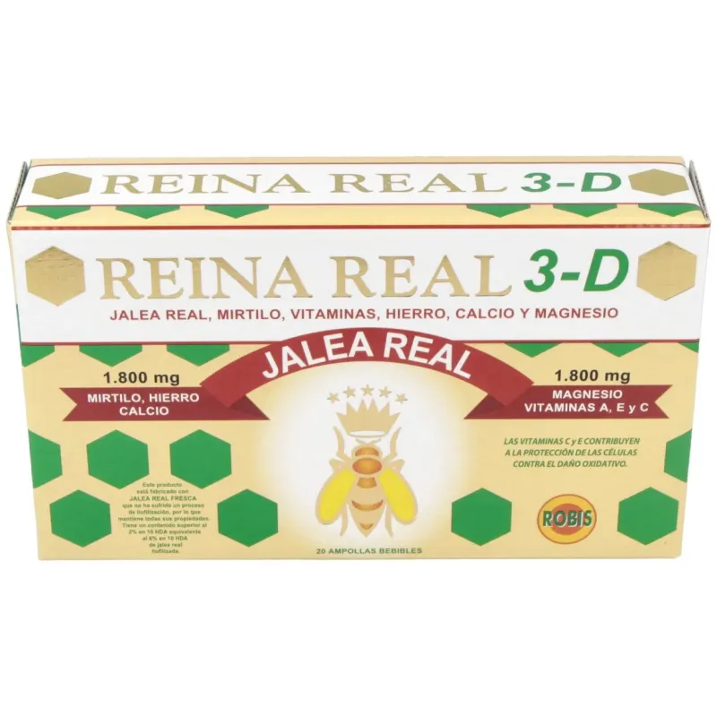 Reina Real 3ª Edad 20 ampollas Robis | Farmacia Barata Reina Real 3ª Edad 20 ampollas Robis | Farmacia Barata