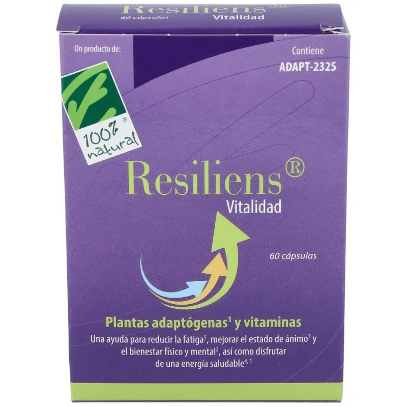 100% Natural Resiliens Vitalidad | Farmacia Barata