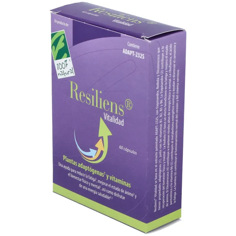100% Natural Resiliens Vitalidad | Farmacia Barata