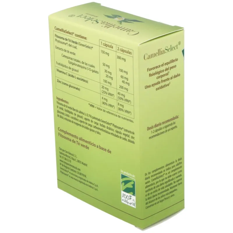 CamelliaSelect 60 cápsulas | Farmacia Barata CamelliaSelect 60 cápsulas | Farmacia Barata