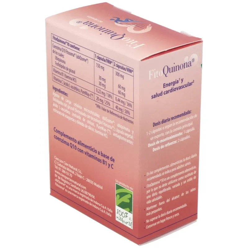 Fitoquinona10 60 cápsulas Activa | Farmacia Barata