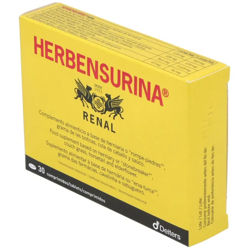 Deiters Herbensurina, 30 comprimidos | Farmacia Barata Deiters Herbensurina, 30 comprimidos | Farmacia Barata