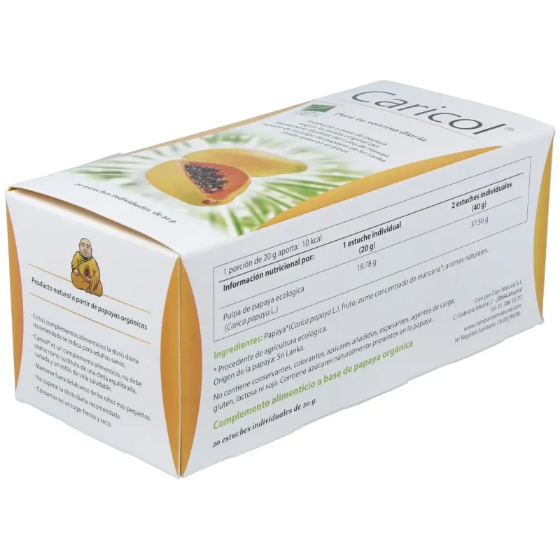 Caricol 100% natural, 20 sobres | Farmacia Barata Caricol 100% natural, 20 sobres | Farmacia Barata