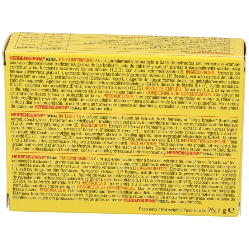Deiters Herbensurina, 30 comprimidos | Farmacia Barata Deiters Herbensurina, 30 comprimidos | Farmacia Barata