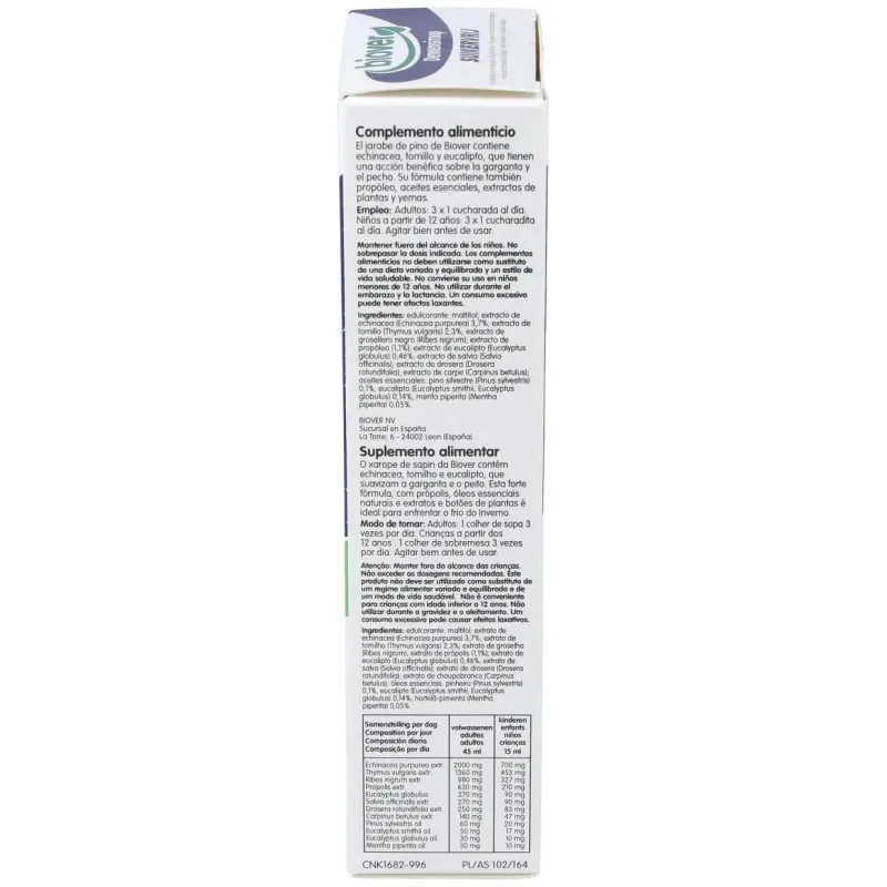Jarabe Pino Biover 150 ml | Farmacia Barata Jarabe Pino Biover 150 ml | Farmacia Barata
