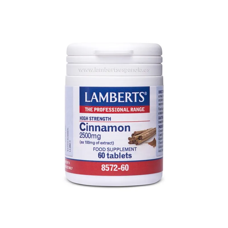LAMBERTS Canela 2.500mg, 60 comprimidos.