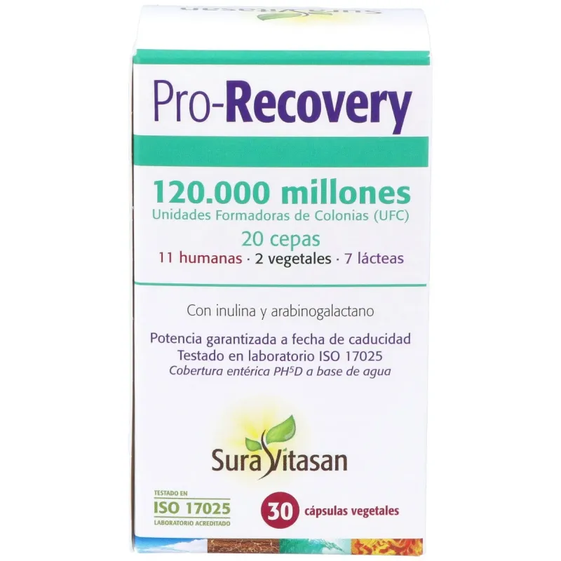 Pro Recovery 30 cápsulas Sura Vitasan | Farmacia Barata
