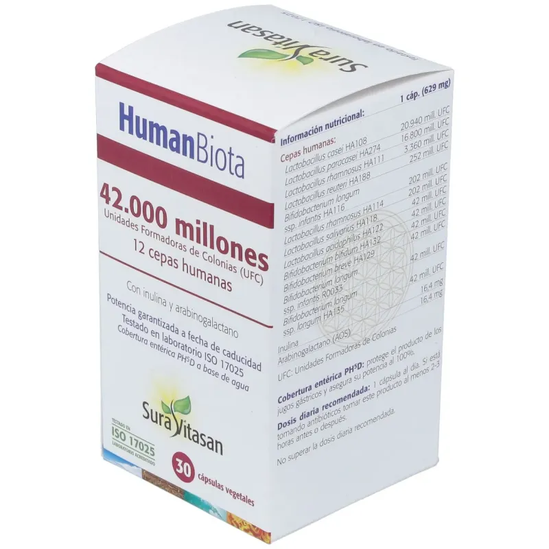 Vitasan Human Biota 30 cápsulas | Farmacia Barata