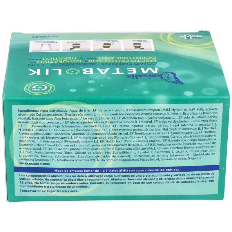 Neolabs Krisalis Metabolic 20 viales | Farmacia Barata Neolabs Krisalis Metabolic 20 viales | Farmacia Barata