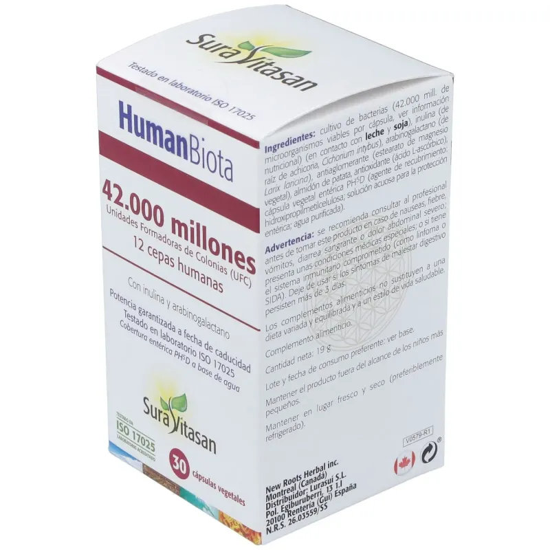 Vitasan Human Biota 30 cápsulas | Farmacia Barata