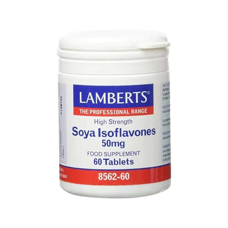 LAMBERTS Isoflavonas de Soja 50mg, 60 comprimidos.