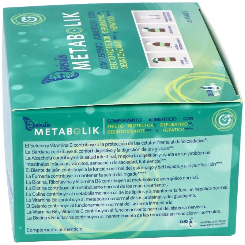 Neolabs Krisalis Metabolic 20 viales | Farmacia Barata Neolabs Krisalis Metabolic 20 viales | Farmacia Barata