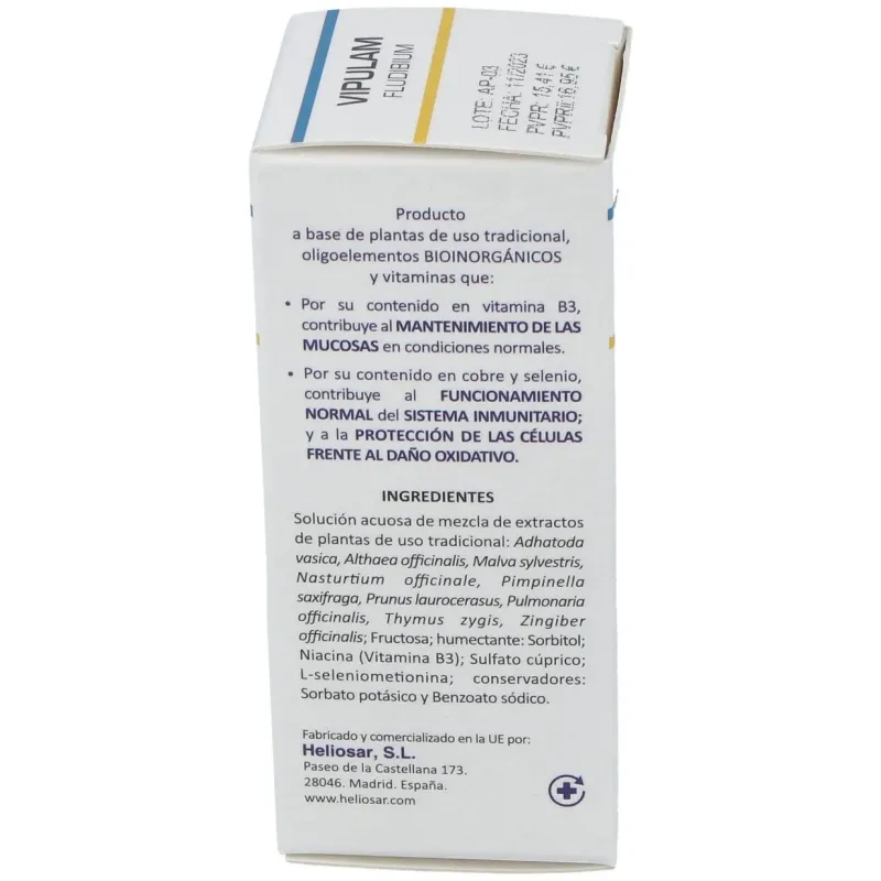 Heliosar Vipulam Fludibium 50 ml | Farmacia Barata